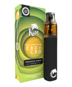 Koi Full Spectrum CBD CBG Disposable Vape (Sativa)