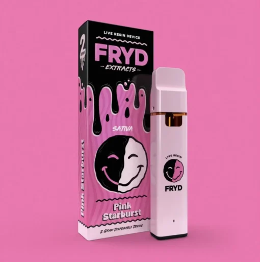 Pink Starburst Fryd Carts