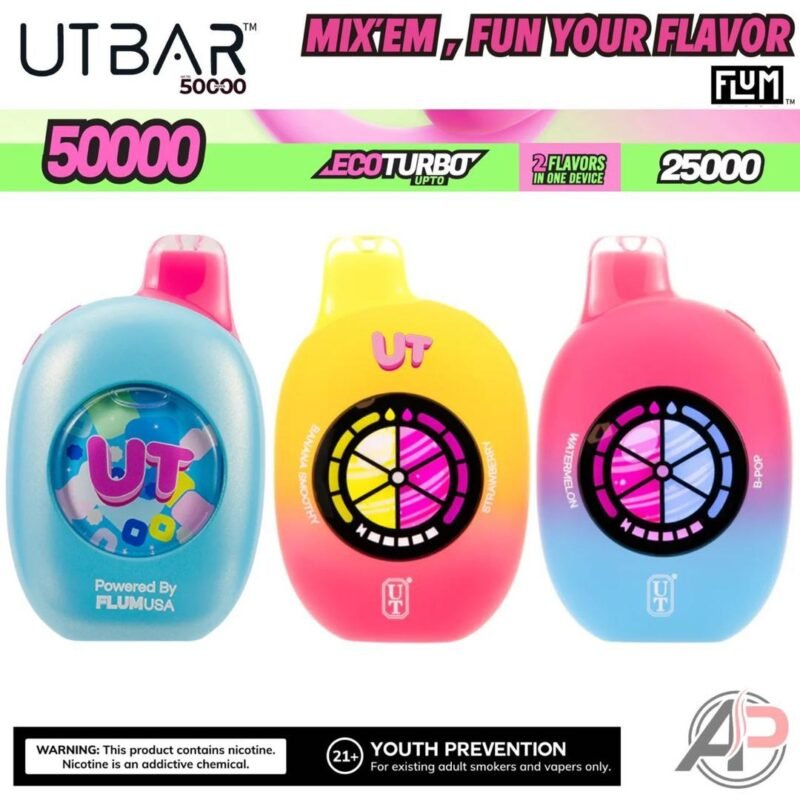 UT BAR by FLUM FLOAT 50K Puff disposable vape