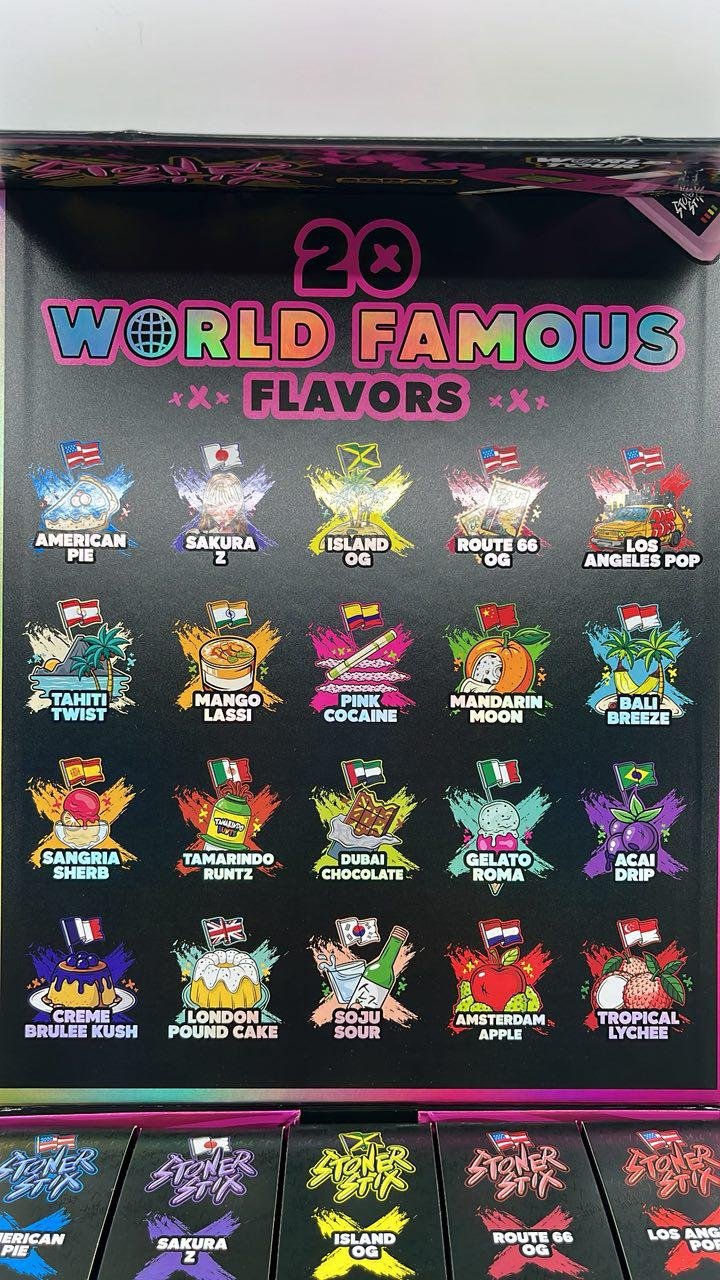 Stoner Stix 2G Disposable + Pre Roll World Tour Edition