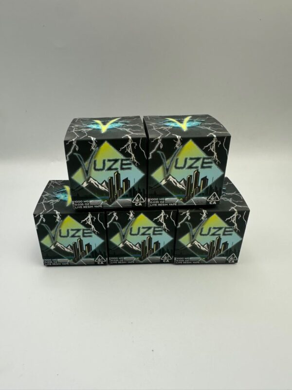 VUZE 100% Live Resin 1G Cartridges